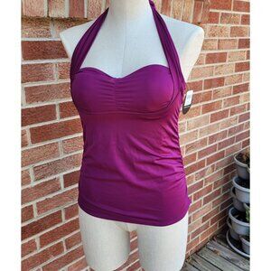 Soma Halter Tankini Women's Size 34B Padded Underwire Bra New with Tags